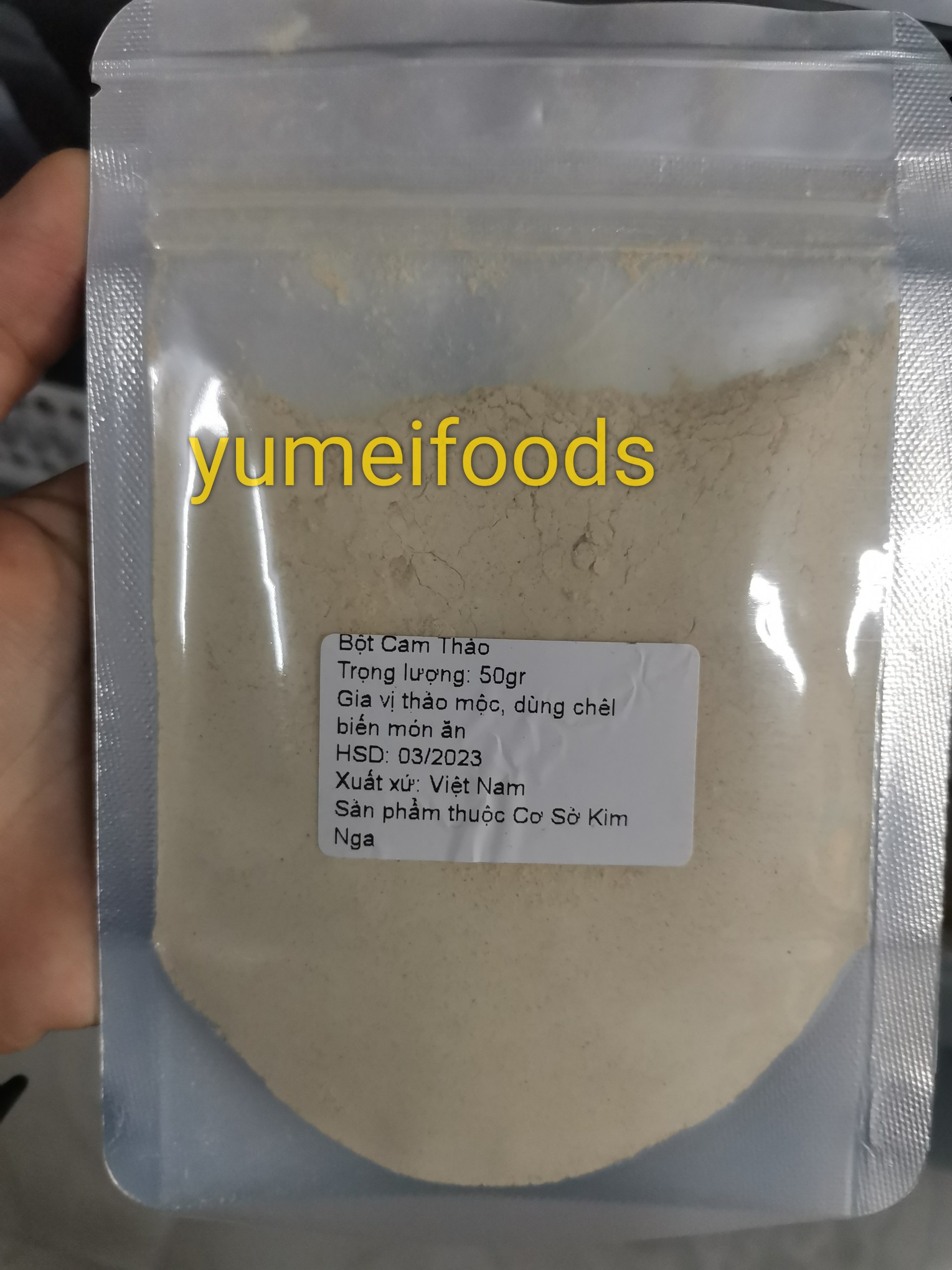 ][GÓI NHỎ] Bột Cảm Thảo 50gr - Gia vị thảo mộc