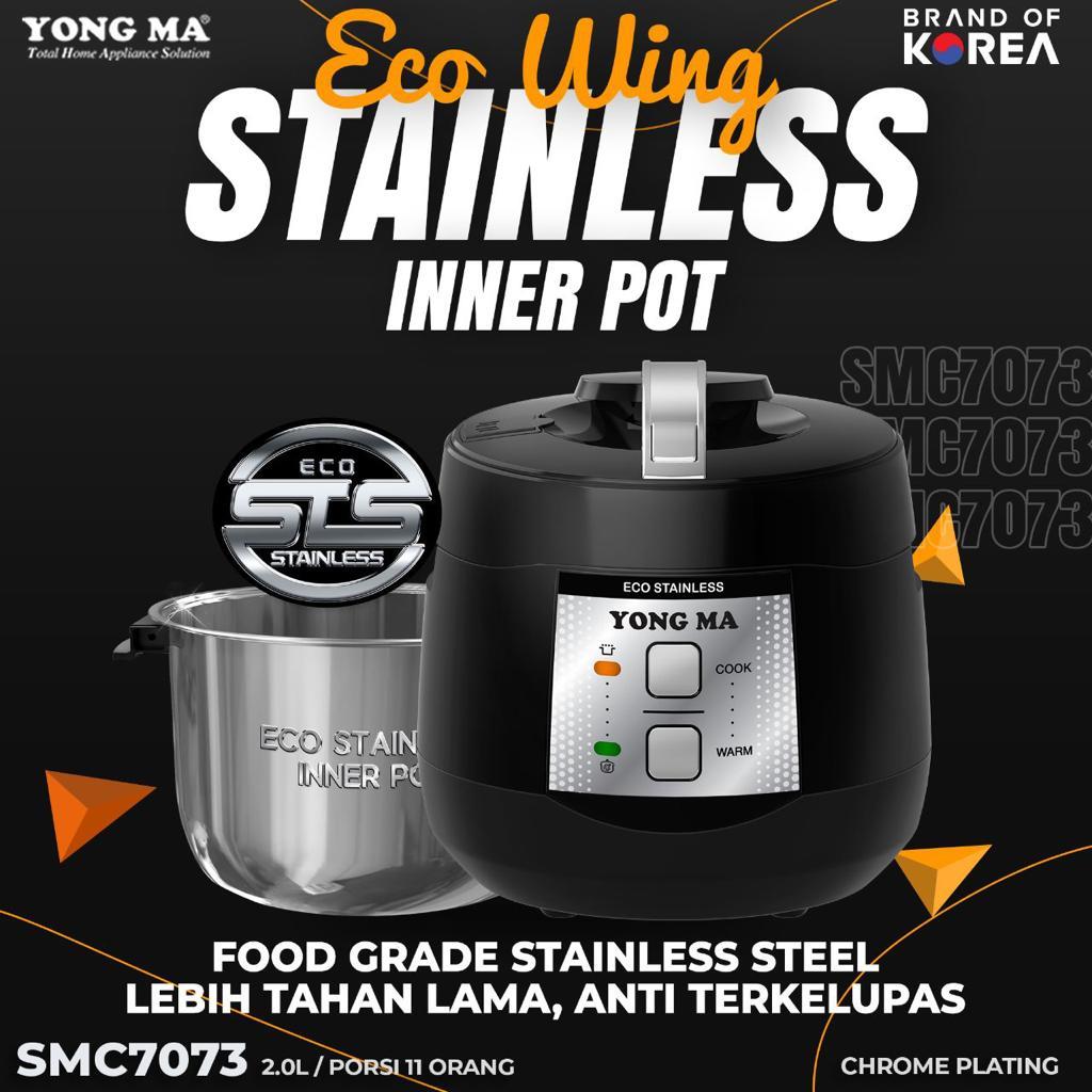 YONG MA Rice Cooker Magic Com Inner Stainless Liter SMC-7073