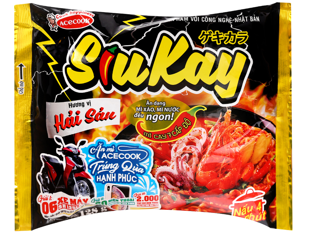 Mì siukay hải sản 128gr