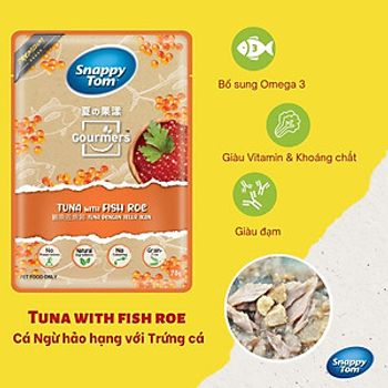 Snaρpy tom trái cây 70g 🐶 FREE SHIP 🐶 Pate cho mèo snaρpytom từ thịt và trái cây nhập khẩu Thailand