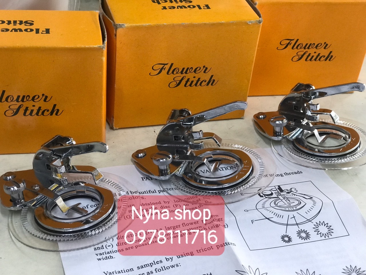 CHÂN VỊT THÊU HOA MÁY MAY GIA ĐÌNH ĐA NĂNG