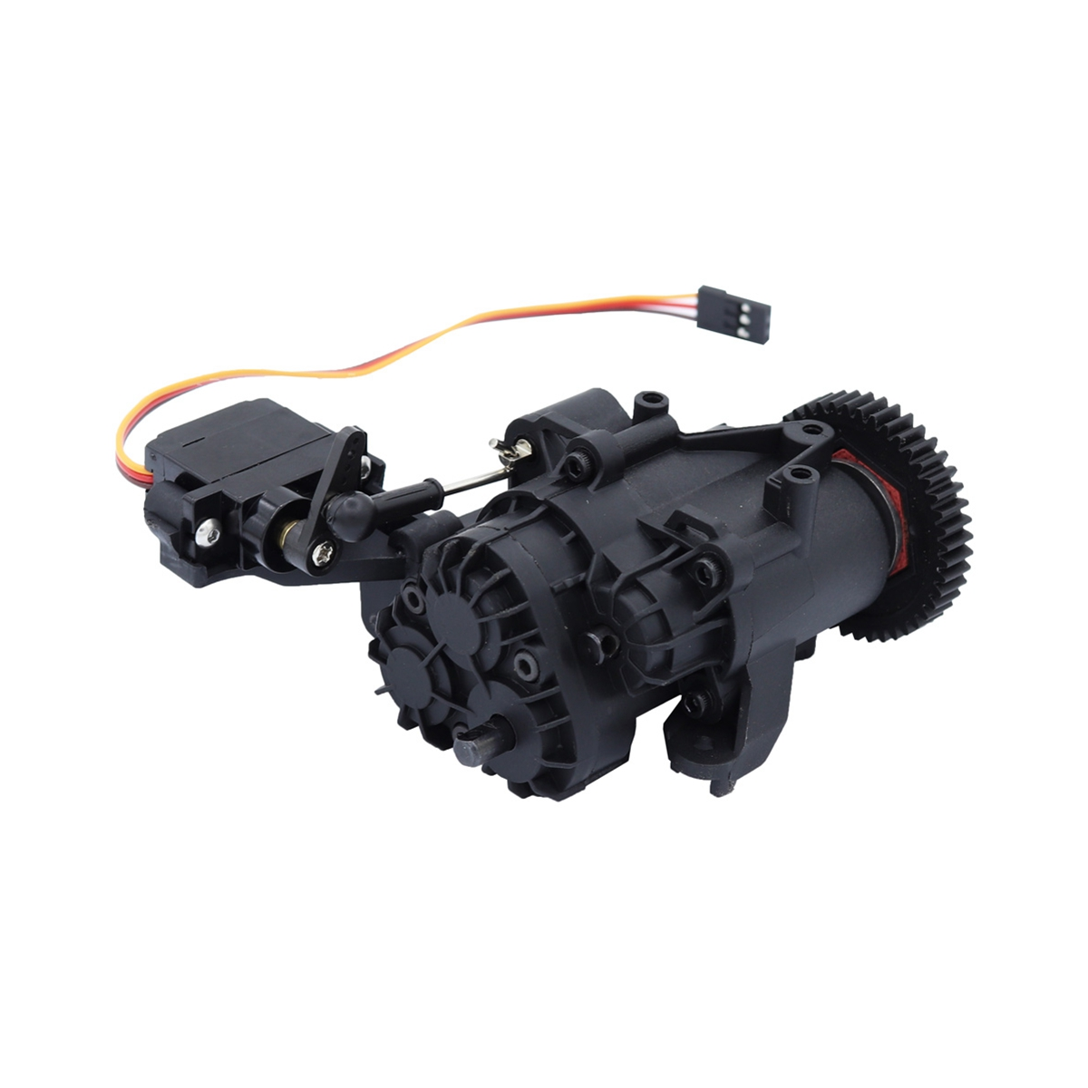 1 pcs 2 speed transmission gearbox with internal gears and servo metal+plastic for 1/10 rc crawler traxxas trx4 trx6 upgrade parts