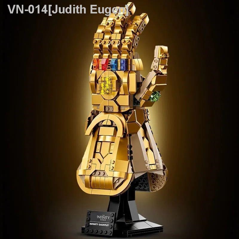 ❆◄■ Compatible with LEGO Marvel Avengers 4 Thanos Infinity Gem Glove 76191 Assembled Building Blocks Boys Educational Toy