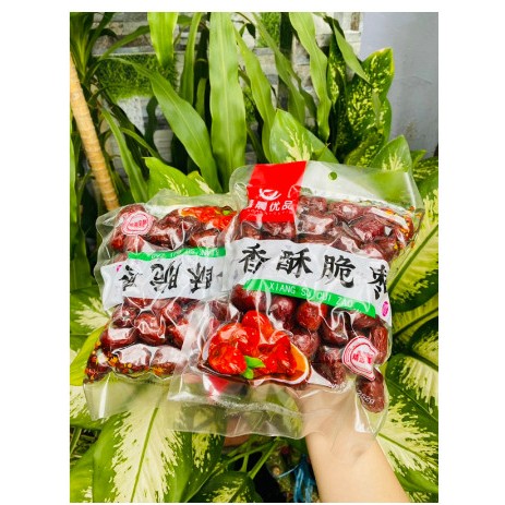 Set 2 gói Táo đỏ không hạt sấy giòn tan 252g