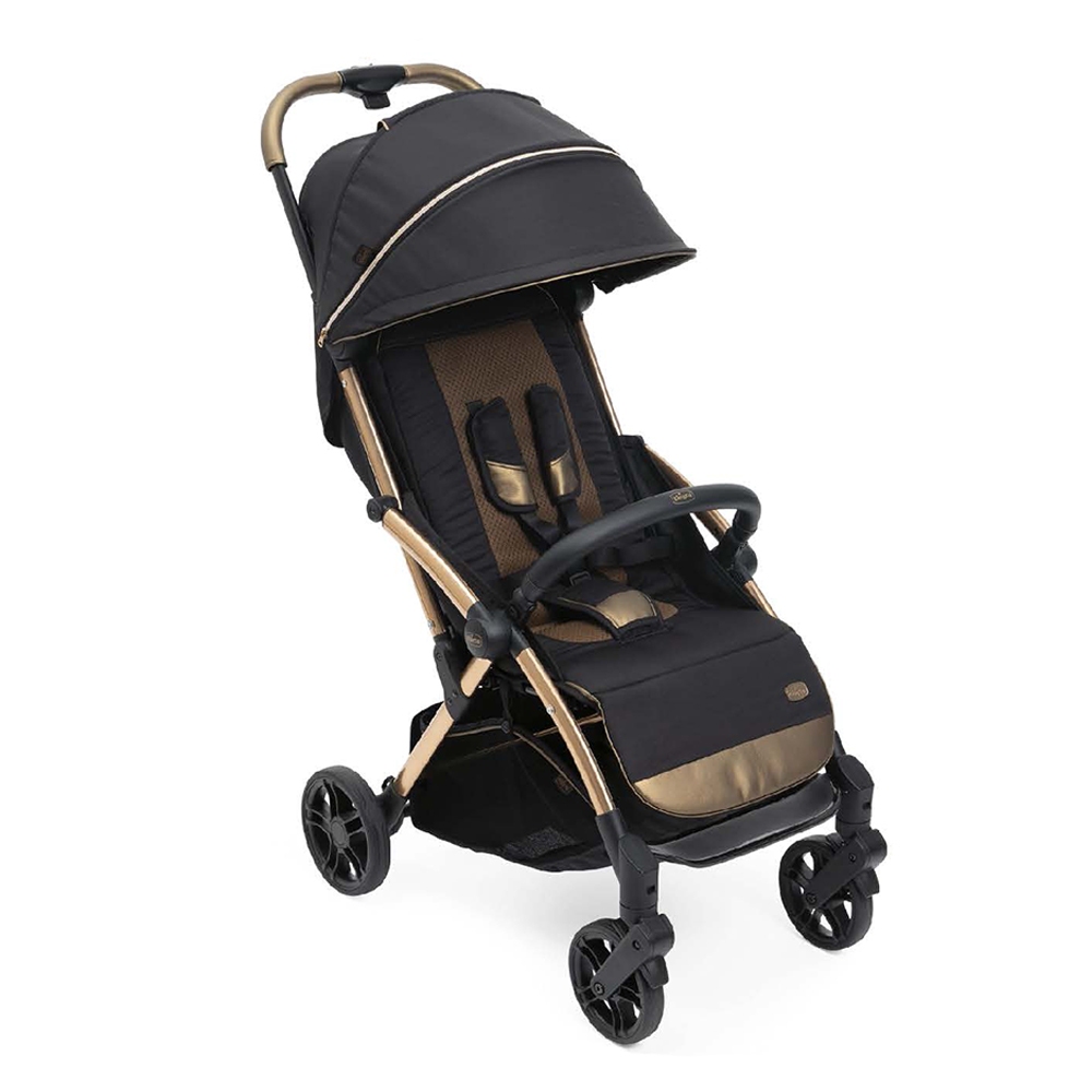 Chicco Goody Primo Stroller รถเข็นเด็กแรกเกิด - 5 ขวบ พับเก็บอัตโนมัติ เนื้อผ้าเกรดพรีเมียม มีซับพอตในตัว
