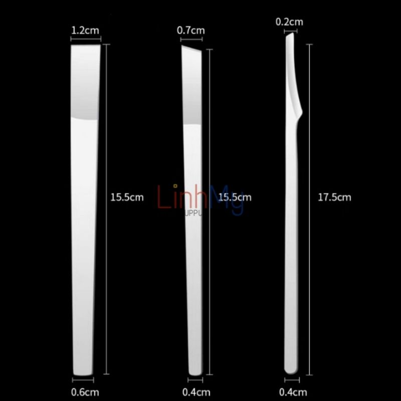 Bộ dao chà gót thép không gỉ cao cấp