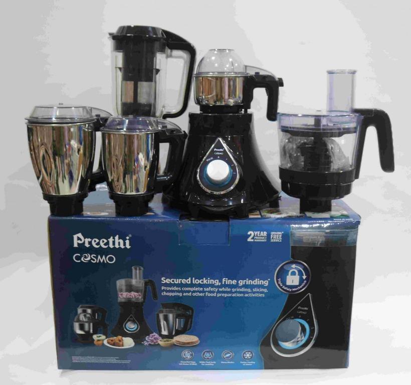 Preethi Cosmo Food Processor Mixer Grinder Atta Kneading Blender 5 Jars