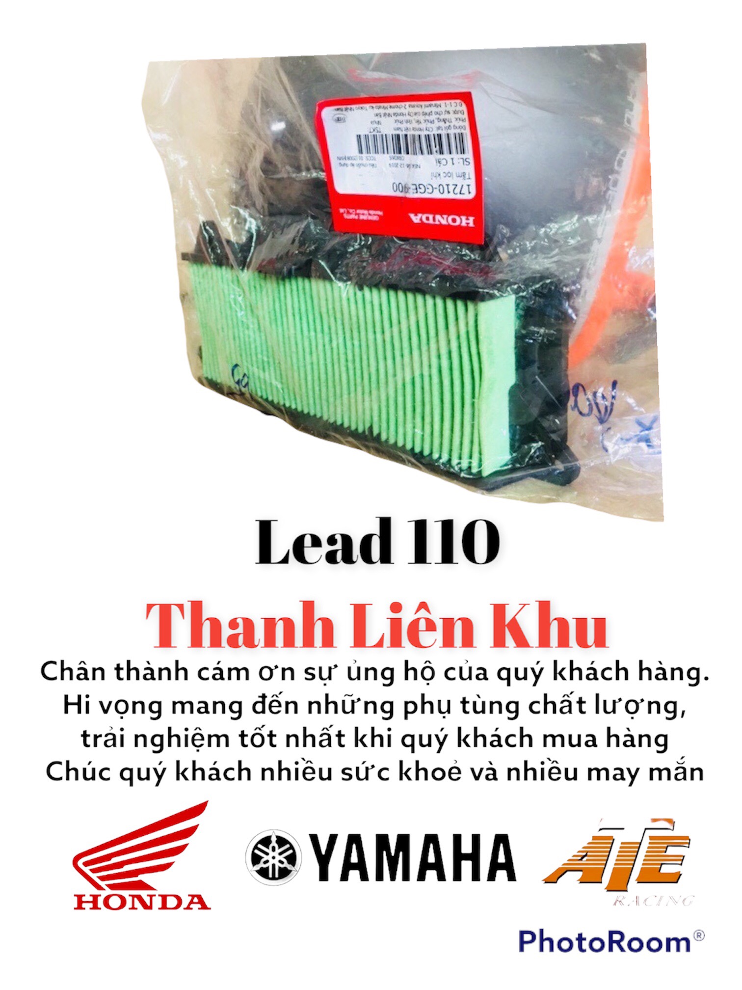 Lọc Gió Lead 110 Honda (có thể dùng chung cho SCR 110)