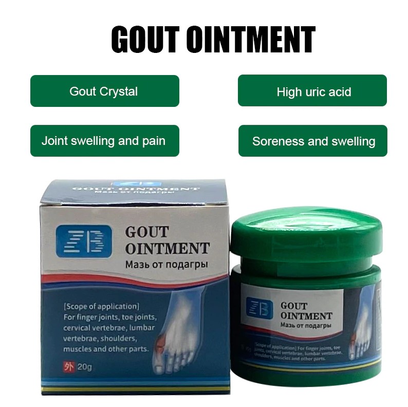 100 AUTHENTIC Gout Ointment Cream for Rheumatoid Pain Gout Muscle
