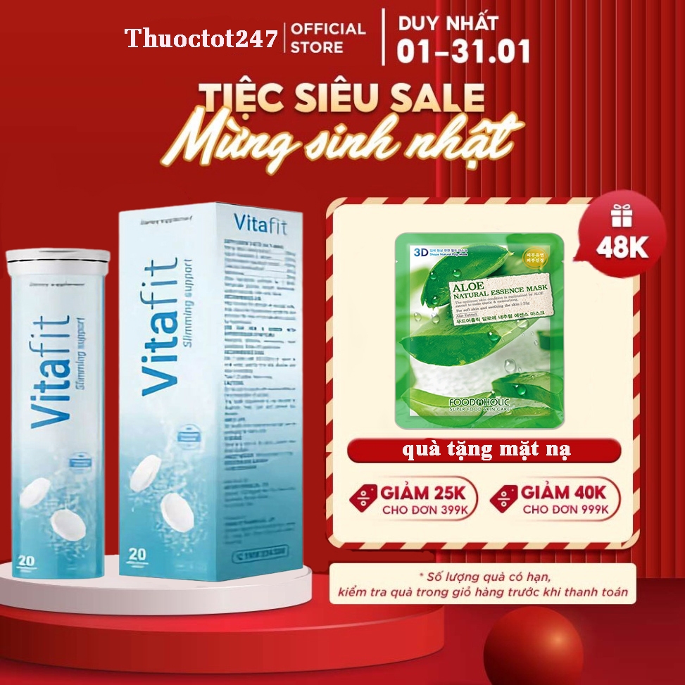Sủi Giảm Cân Vitafit hộp 20 viên