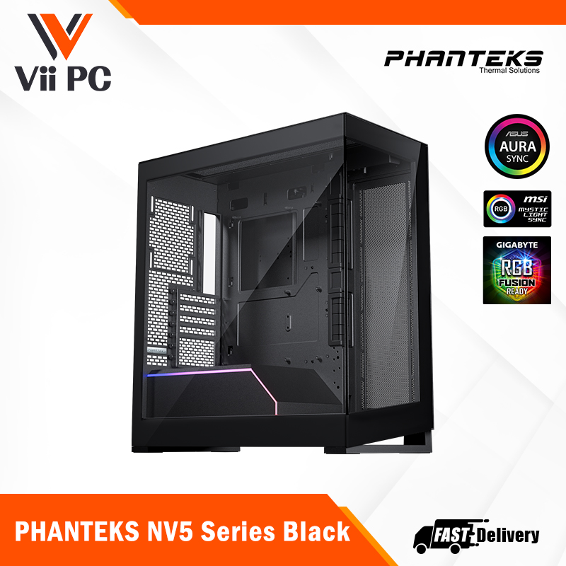 Phanteks Launches NV5 Chassis, NV5 DRGB Lighting Kit, and Premium GPU  Bracket