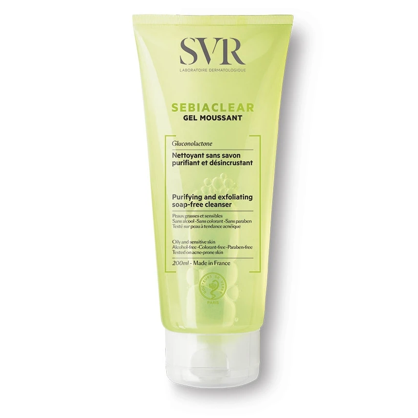 Sữa Rửa Mặt SVR Sebiaclear GEL MOUSSANT cho Da Dầu Mụn 200ml