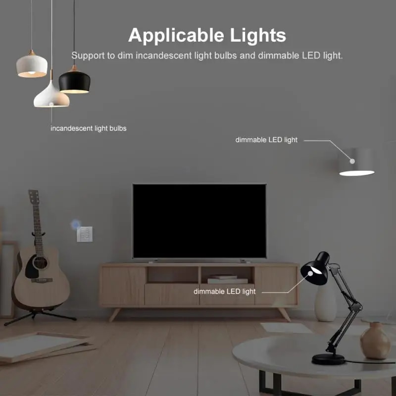 【Customizable】 Sonoff D1 Wifi Smart Dimmer Switch 433mhz Rf Diy Mini Remote Control Switch Smart Home Brightness Module Via Ewelink Alexa