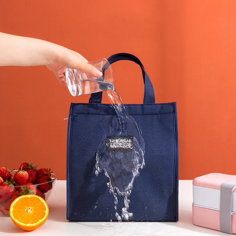 Thermal Insulated Lunch Bags for Men Women Oxford cloth Bento Box Organizer Office Students Lunch Box Fresh Cooler Pouch Queena. 