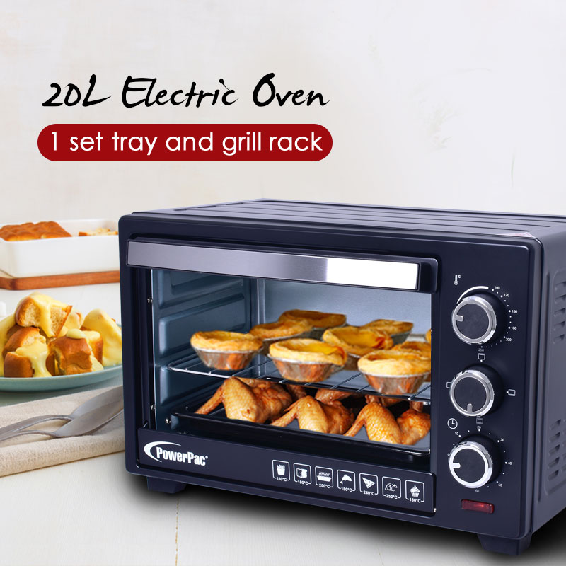 POWERPAC (PPT20) Electric Oven 19L Electric Oven Kedai Oven Near Me
