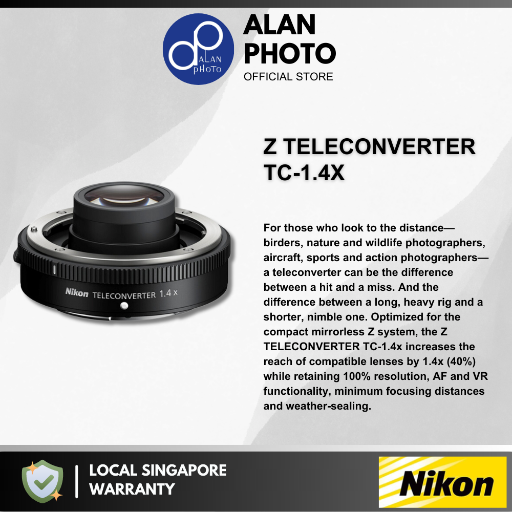 Nikon Z TELECONVERTER for Nikon Z 70-200mm Z 100-400mm Z