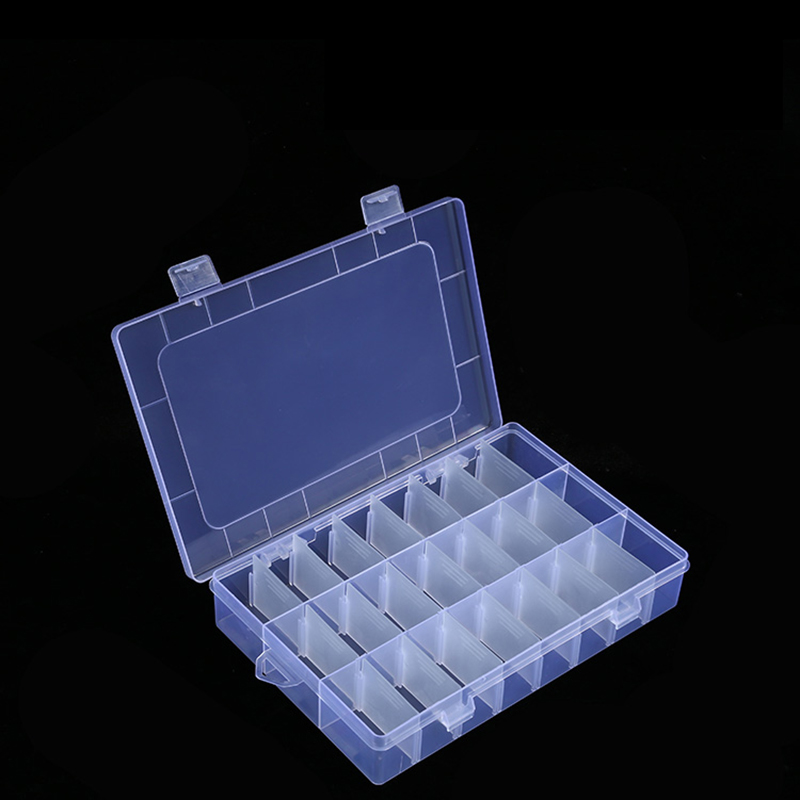 Multi-Box Electronic Components Transparent Plastic Storage Box Small ...