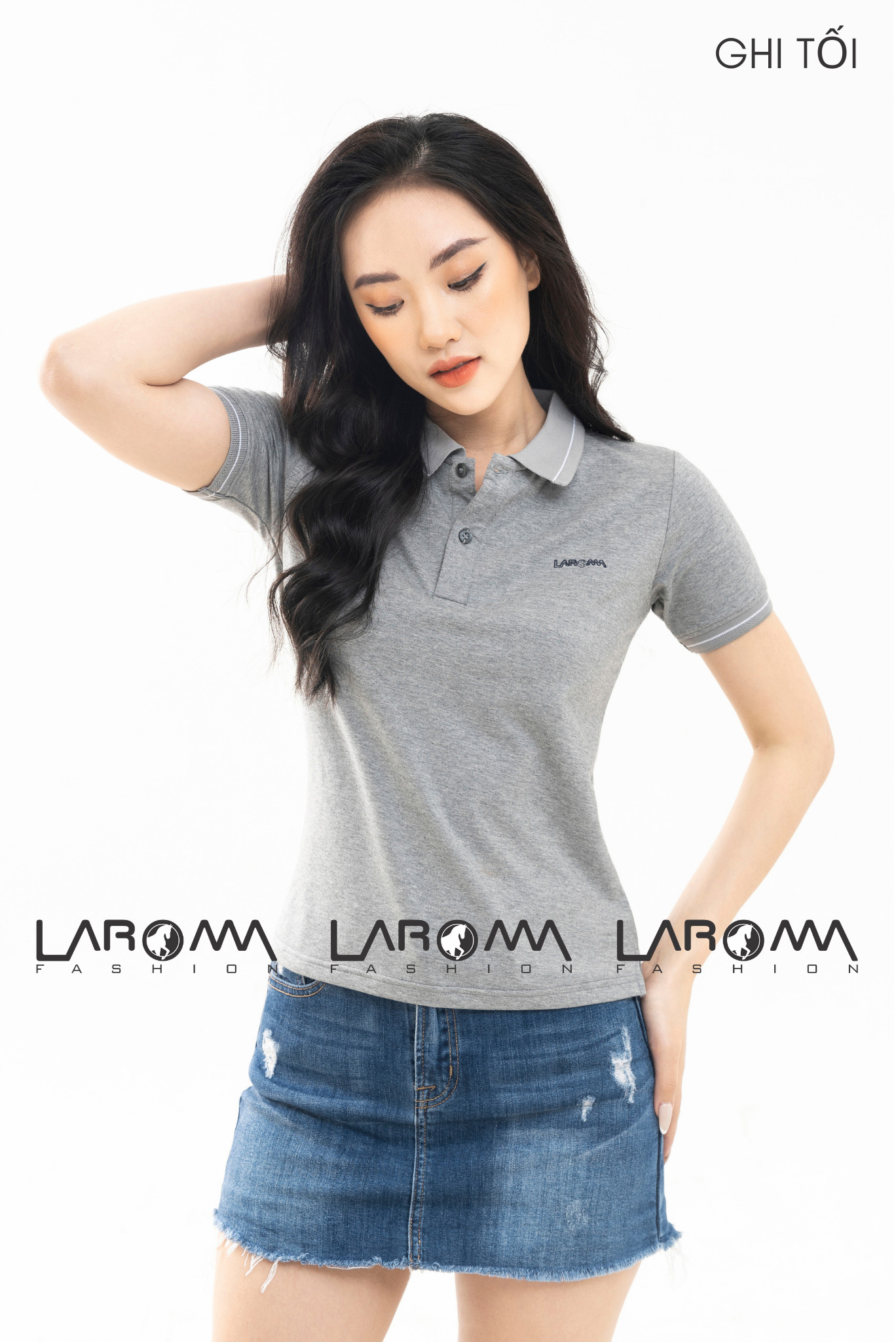 Áo polo cotton nữ Laroma