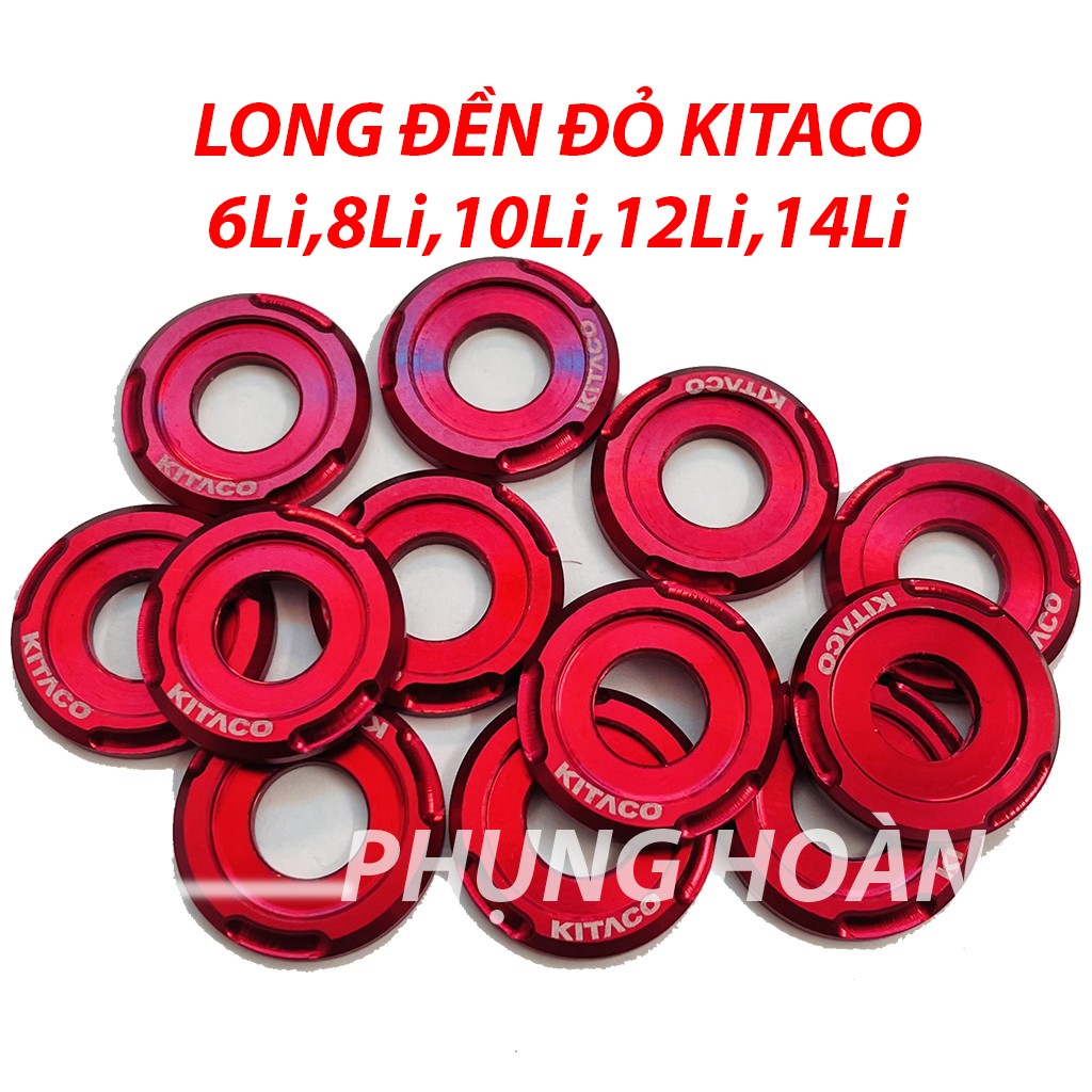 Long Đền Kitaco Mẫu Đỏ Trơn 6li,8li,10li,12li,14li-PHS