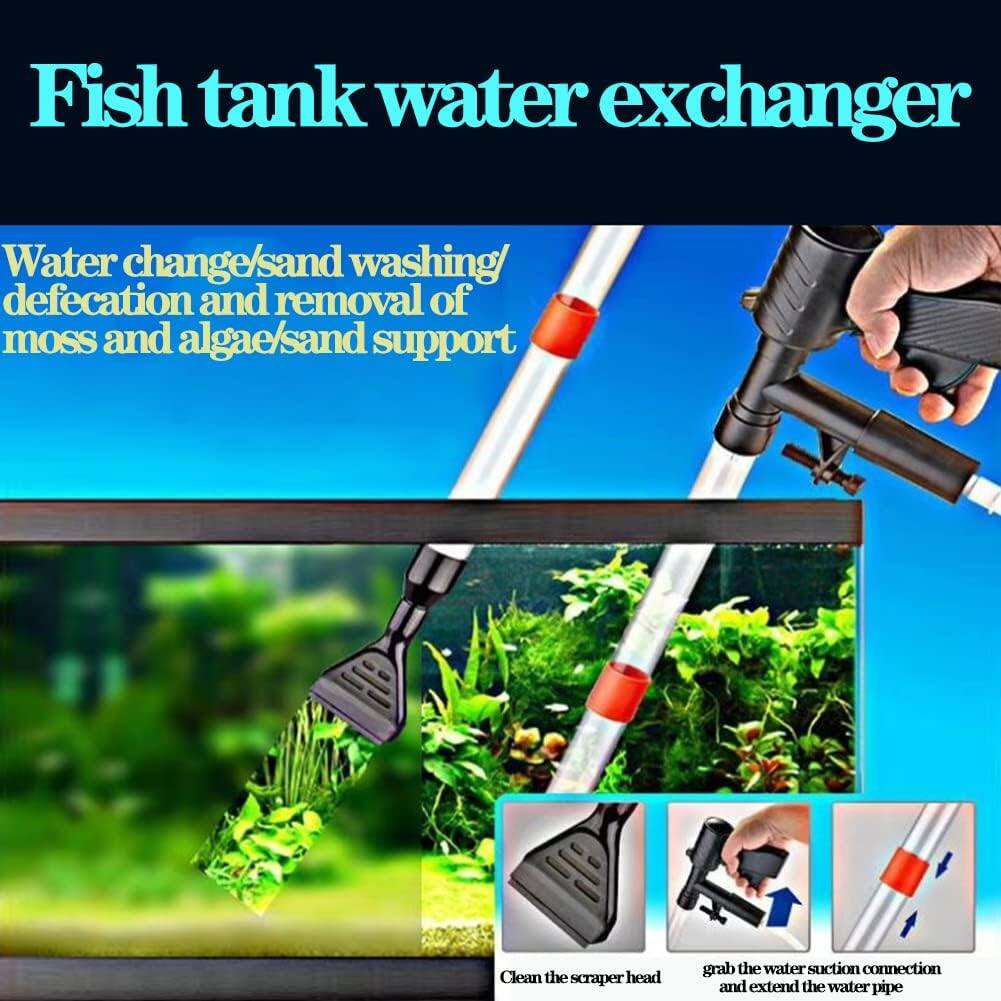 Happy Pet Aquarium Gravels Cleaner Automatic Gravels Vacuum Cleaner