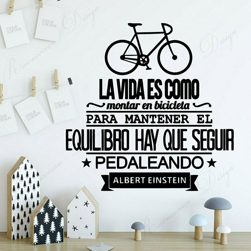 %E3%80%90Folio%20&%20Light%E3%80%91Life%20Is%20Like%20Riding%20A%20Bicycle%20Spanish%20Quote%20Wall%20Sticker%20Vinyl%20Art%20Home%20Decor%20Living%20Room%20Bedroom%20Decals%20Removable%20Mural%204185%20-%20Image%202