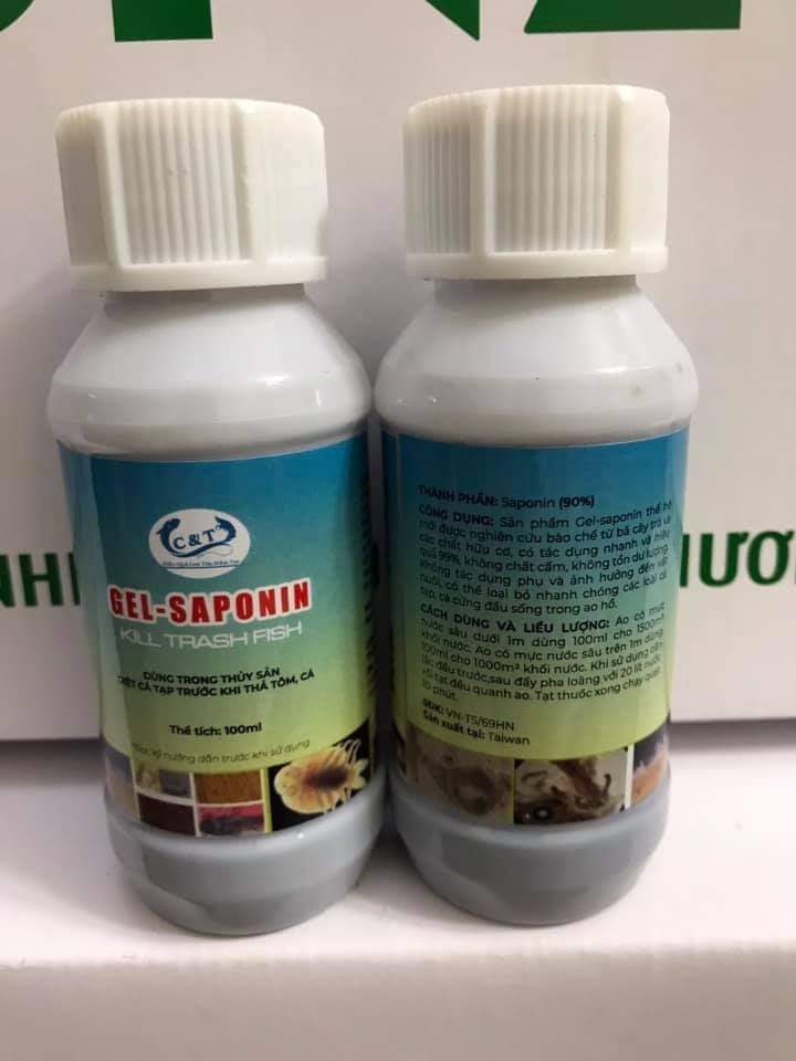 Diệt cá tạp Saponin 100ml cho cá