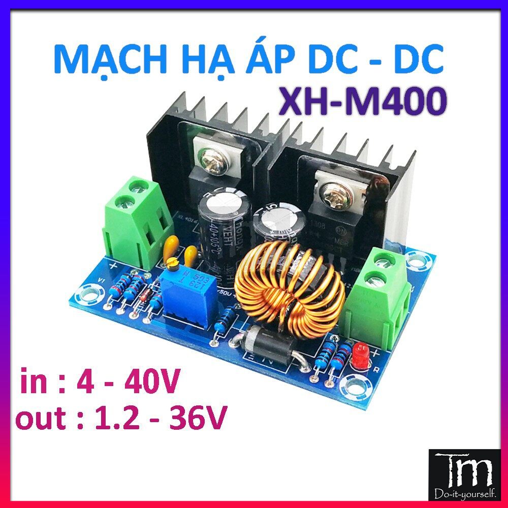 Mạch hạ áp dc - dc 8a xl4016e1 4-40v