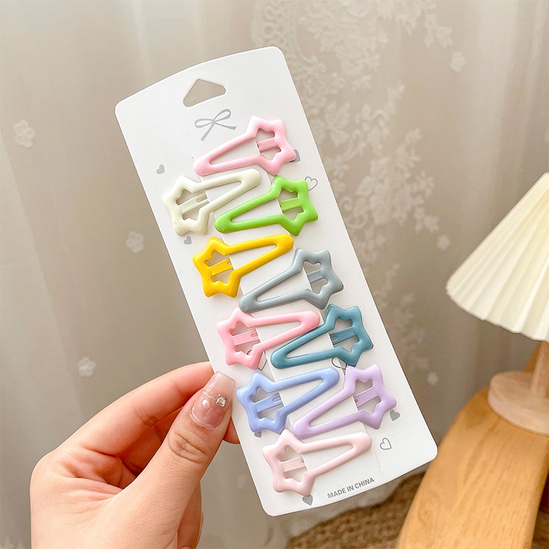 Bộ kẹp tóc kiểu Hàn Quốc xinh xắn cho bé gái