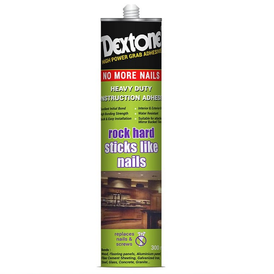 Dextone No More Nails Lem Keramik, Kayu, Metal dan Batu Super Kuat