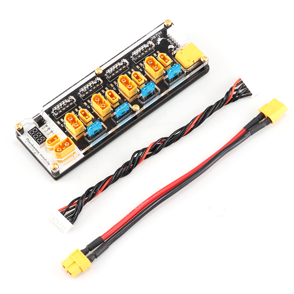 Hglrc lipo battery balance charger board pro 40a xt60 xt30 plug 2-6s integrated with lipo discharger for imax b6 isdt q6 nano hota d6 pro p6 replacement part accessory