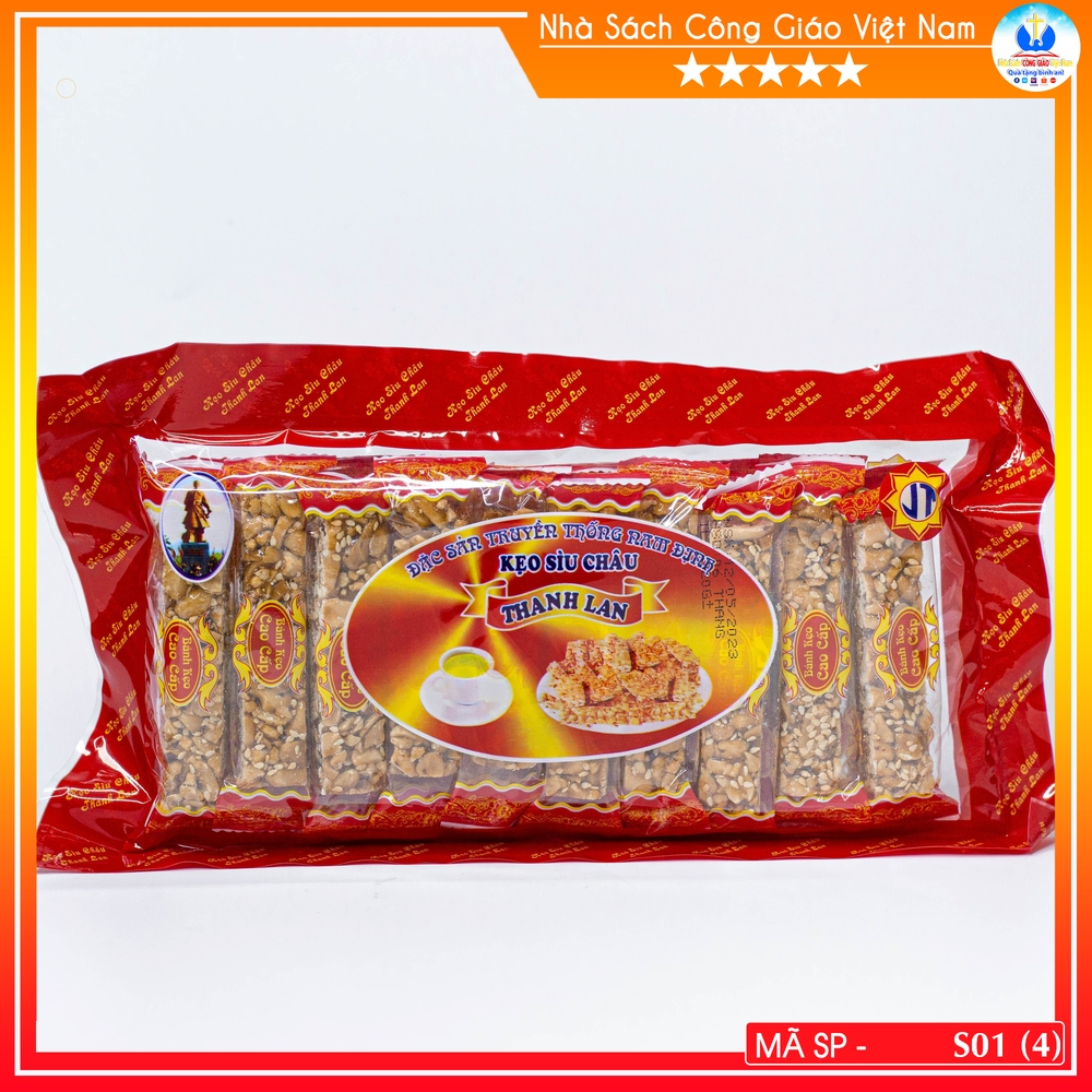 Kẹo sìu châu thanh lan đặc sản nam định - kẹo lạc gói s01