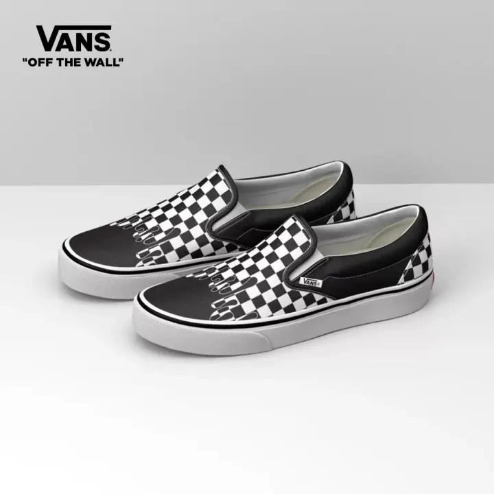 checkerboard vans with drip