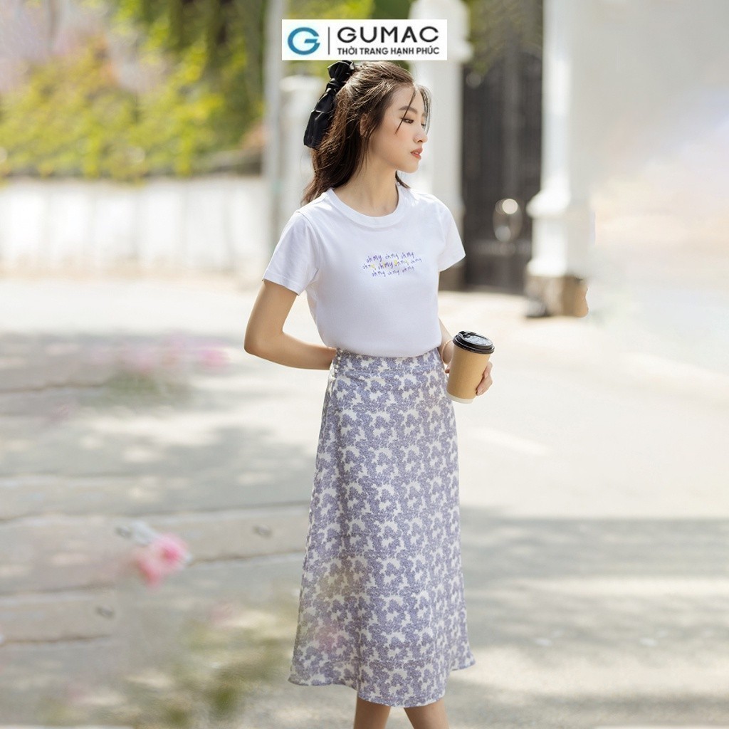 [SALE MẠNH |Voucher 8-15%] Chân váy phối ngọc thời trang GUMAC VD07022