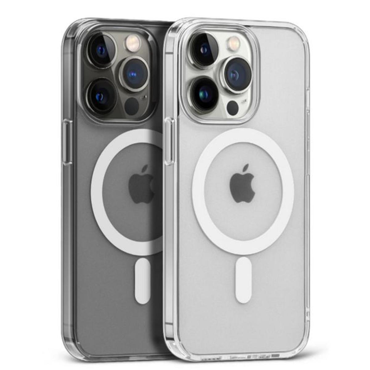 Anti Yellow IC Case For iPhone 11, 12 Pro Max, 13 Pro Max, 14 Pro Max, 15 Pro Max, 16 Pro Max, 17 Pro Max, 17 Air, 15 Plus, 16 Plus, Magsafe Clear Case Animation Magnetic Suffering Mobile Transparent Phone Back Cover.
