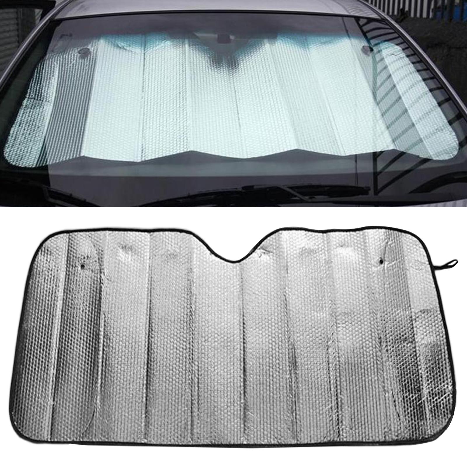 Gazechimp Car Windshield Sunshade, Sun Visor Protector Foldable Keep Vehicle Car Sunshades Car Windshield Sun Shade for Front Window Trucks