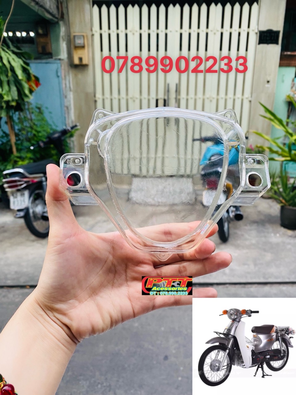MẶT KIẾNG ĐỒNG HỒ XE CUB MỚI ( CUB TÂY Á )