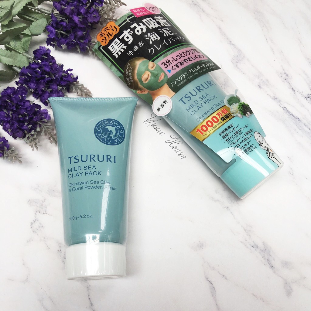 [HCM]Mặt nạ bùn khoángđất sét Tsururi Mild Sea Clay Pack