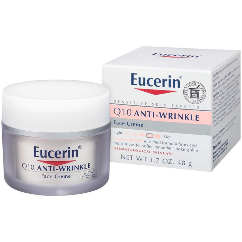 Q10 Anti-Wrinkle Face Cream 48g Day Night Deep Hydrating Moisturizing Whitening Face Cream Anti-Aging Skin Care