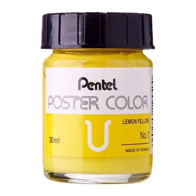 Màu poster pentel bán lẻ hũ 30ml – hàng chính hãng