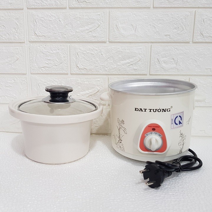Nồi kho cá hầm cháo chậm đa năng Đạt Tường 1.5L - 2.5L