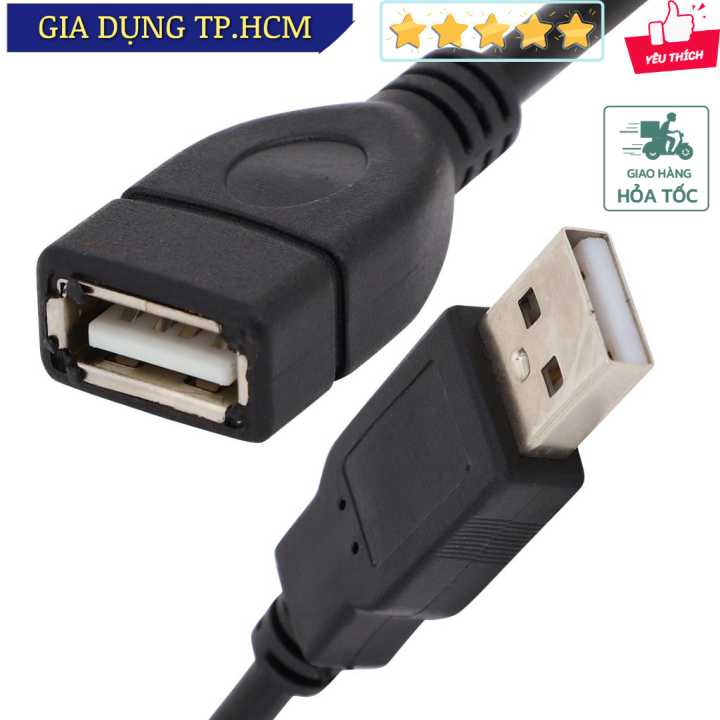 [Hỏa tốc HCM] Cáp nối dài USB 3 mét chống nhiễu Extension Cable USB 2.0