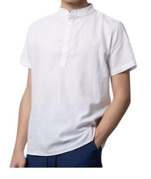 [HCM]Áo sơ mi nam ngắn tay cổ lãnh tụ