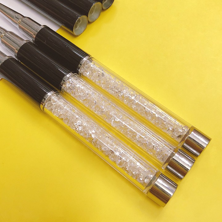 [HCM]Cọ nét cán đá cao cấp 3 sizes (5mm; 9mm; 11mm) - Cọ vẽ nail chuyên dụng (có bán từng chiếc)