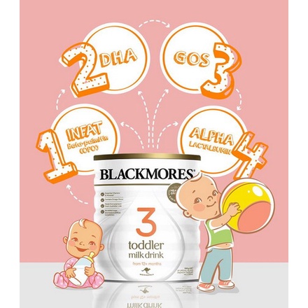 [Date briefs/26] Blackmores toddler powder milk No. 3 can 900g
