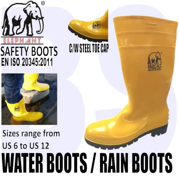 steel toe water boots