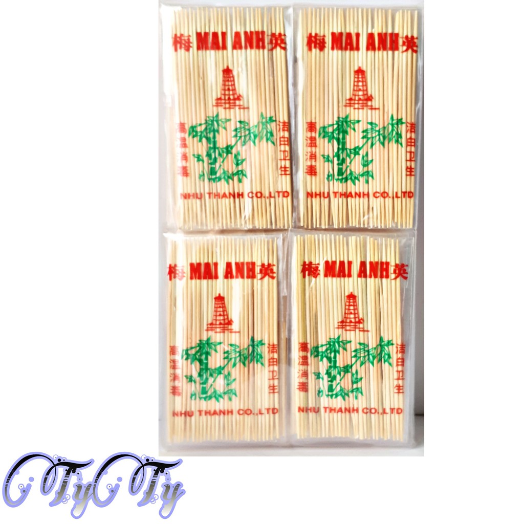 1 bịch 28 gói tăm xỉa răng mai anh