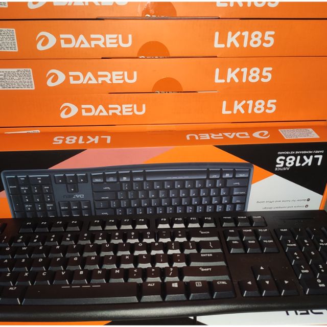 Bàn phím Dareu LK185 full size USB black ( Bảo hành chính hãng 12 tháng )