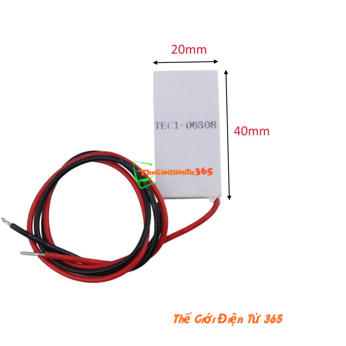 SÒ NÓNG LẠNH 40X20MM TEC1-6308-60W