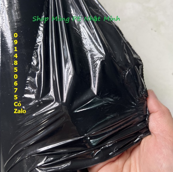 Màng PE đen thui quấn hàng 50cm 3kg