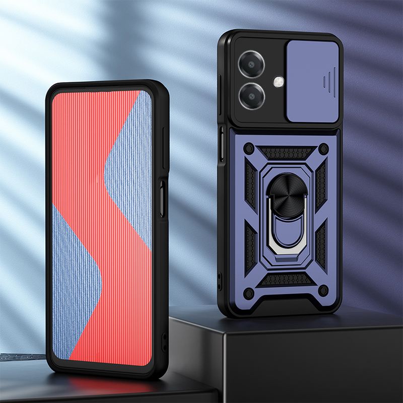 For OPPO A3X Case Armor Ring Case Cover Adsorb Car Holder Shockproof Camera Protection Cover For OPPO A3X Back cover Phone Cases. 